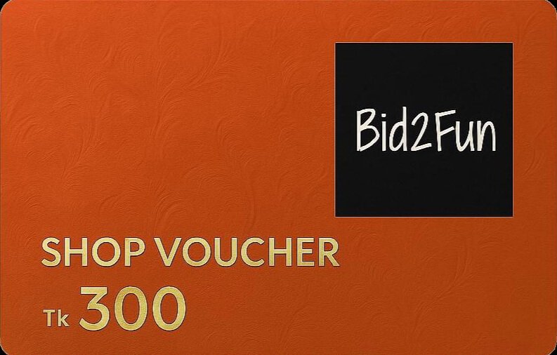 Bid2Fun Shop Voucher – ৳300